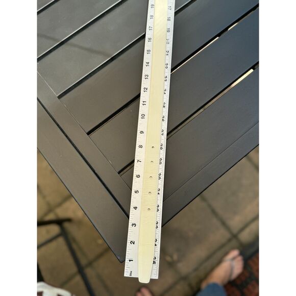 Banana Republic 100% Cream Leather Belt SZ 30 Made in Italy Olive & Cream Buckle main image 7
